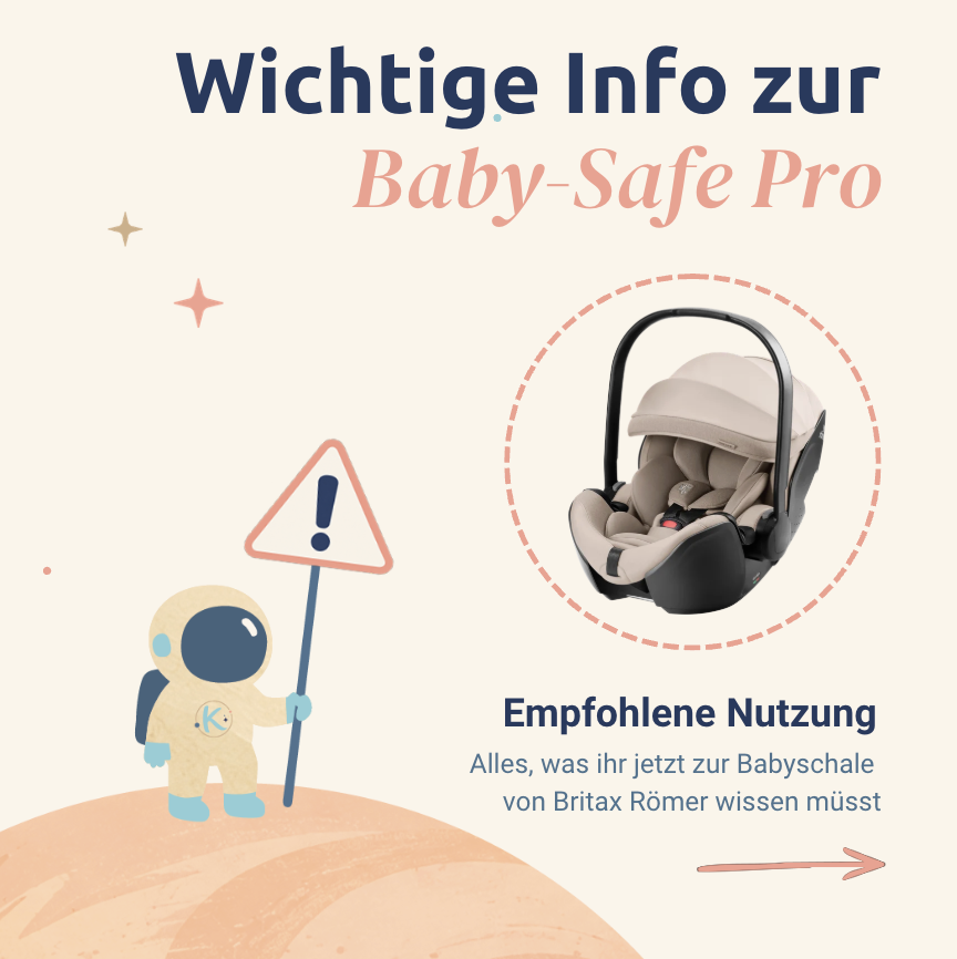 Sicherheitshinweis zur Baby-Safe Pro von Britax Römer